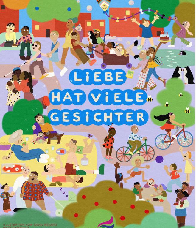 Liebe hat viele Gesichter – Poster für Kita und Grundschule (2025)